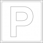 "Parking Place" Sign in the...