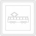 "Tram Stop" Sign in the Netherlands