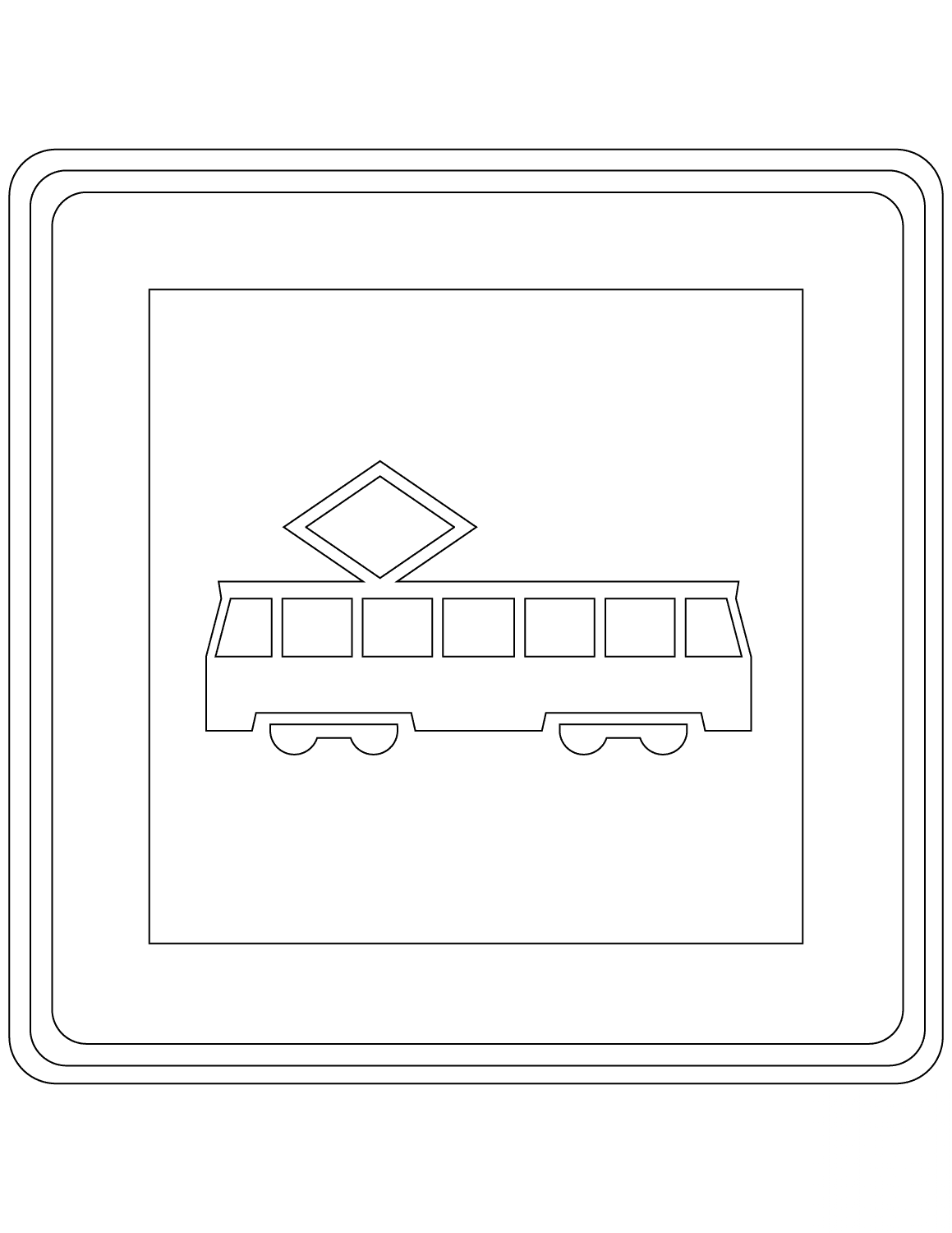 "Tram Stop" Sign in the Netherlands