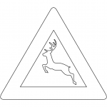 "Wild Animals" Sign in the Netherlands