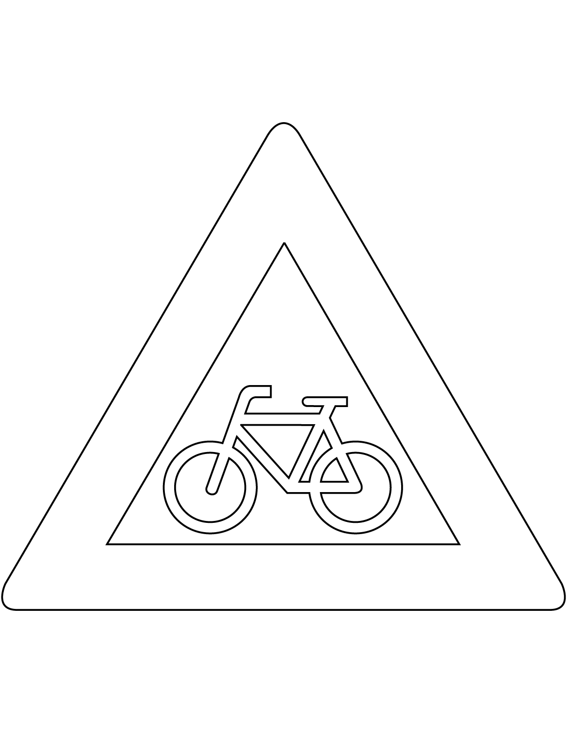 "Cyclists" Sign in the Netherlands