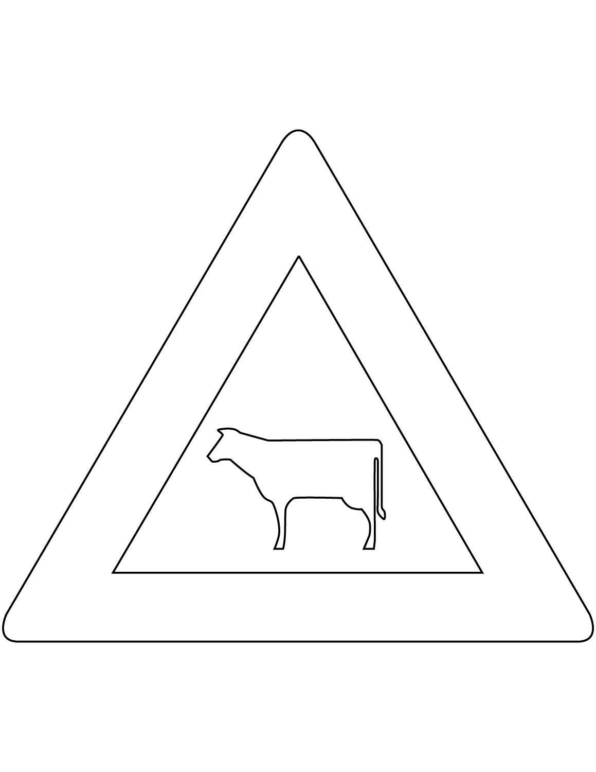 "Livestock" Sign in the Netherlands
