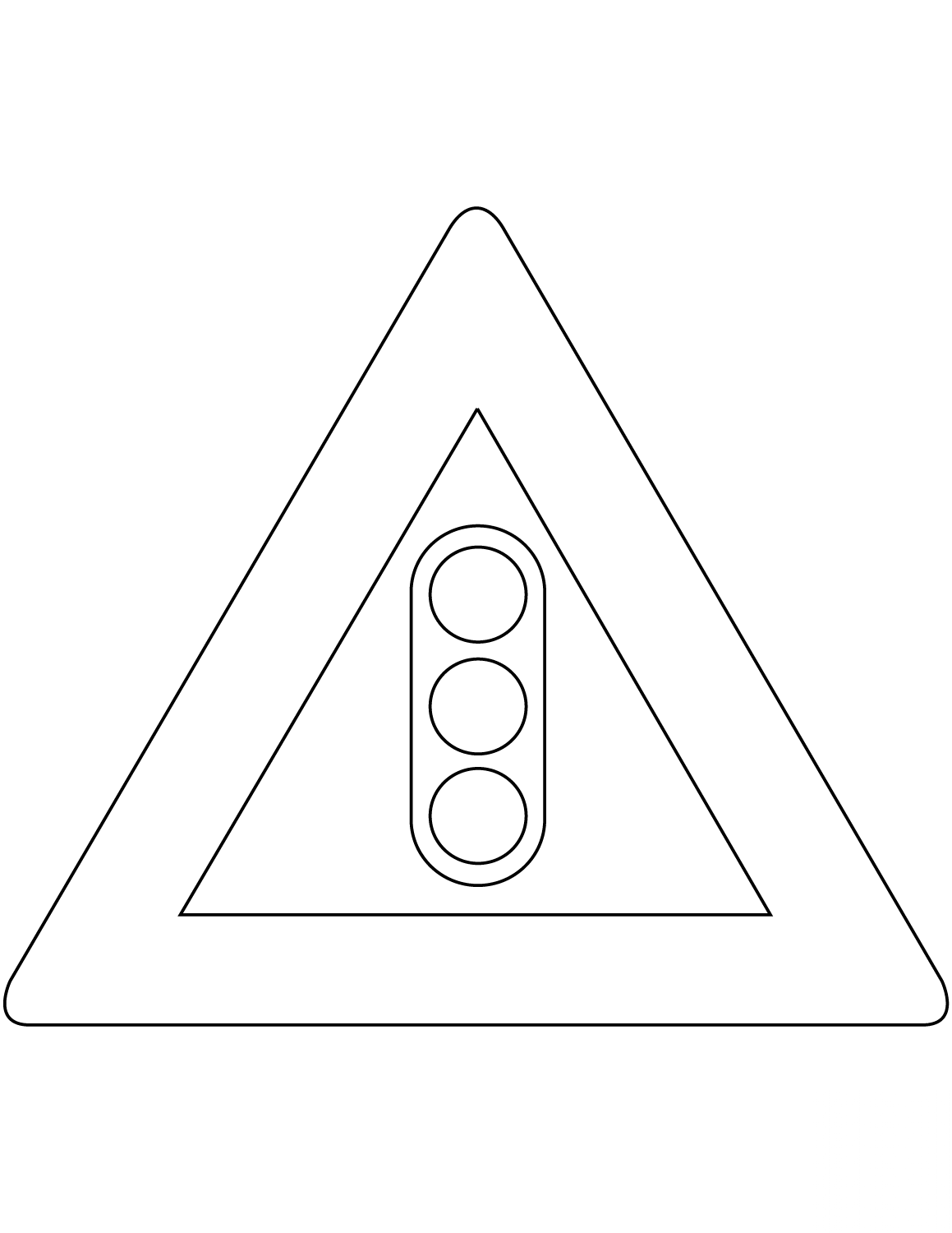 "Traffic Lights" Sign in the...