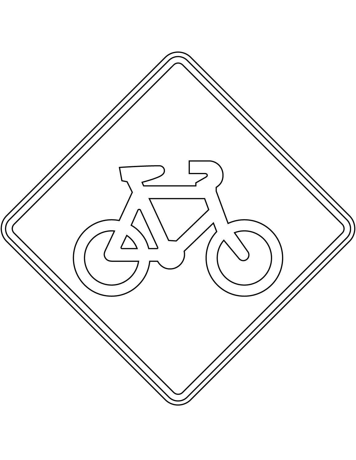 "Watch for Cyclists" Sign in New...