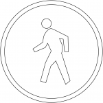 "Pedestrians Only" Sign in New Zealand