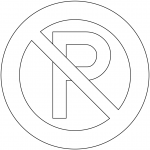 "No Parking" Sign in New Zealand