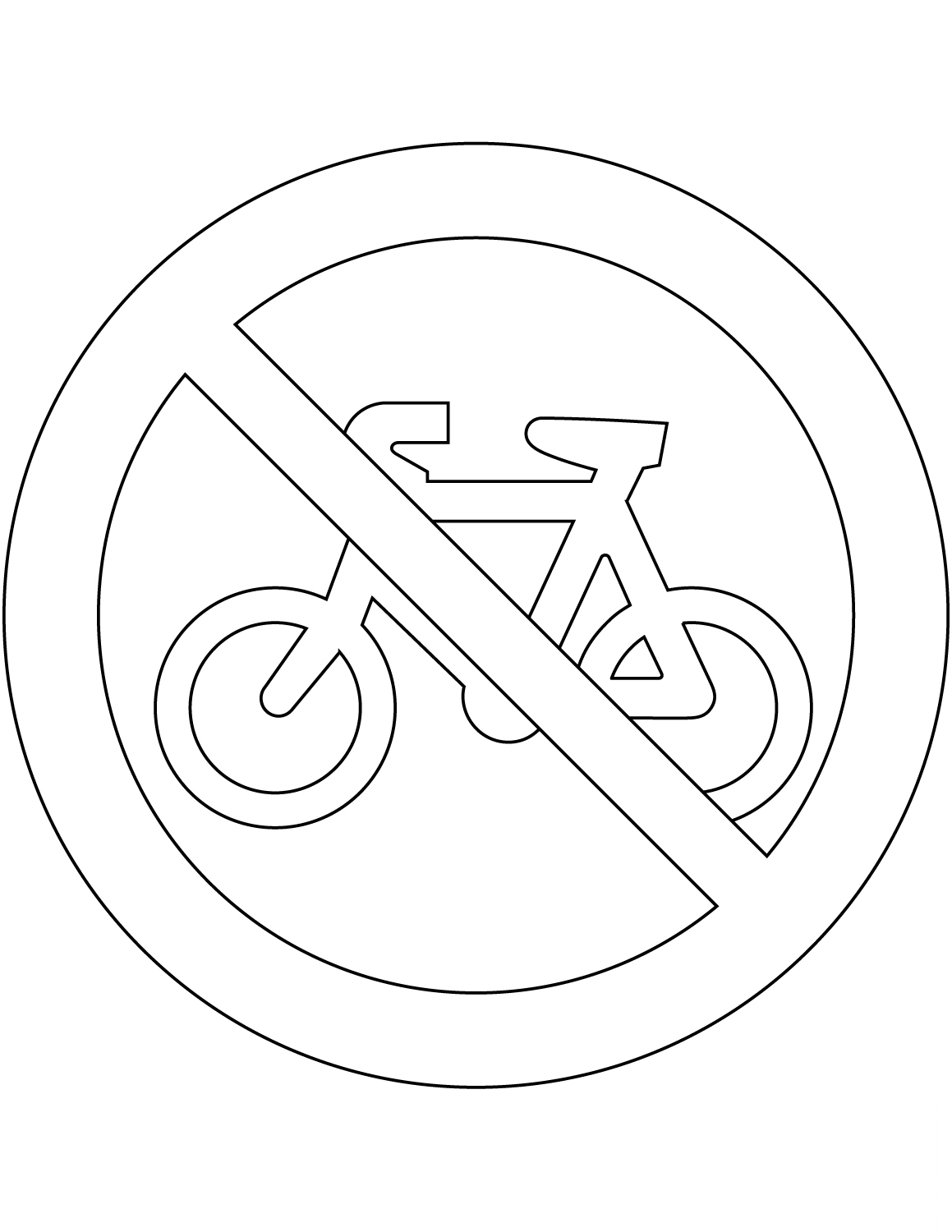 "No Cyclists" Sign in New Zealand