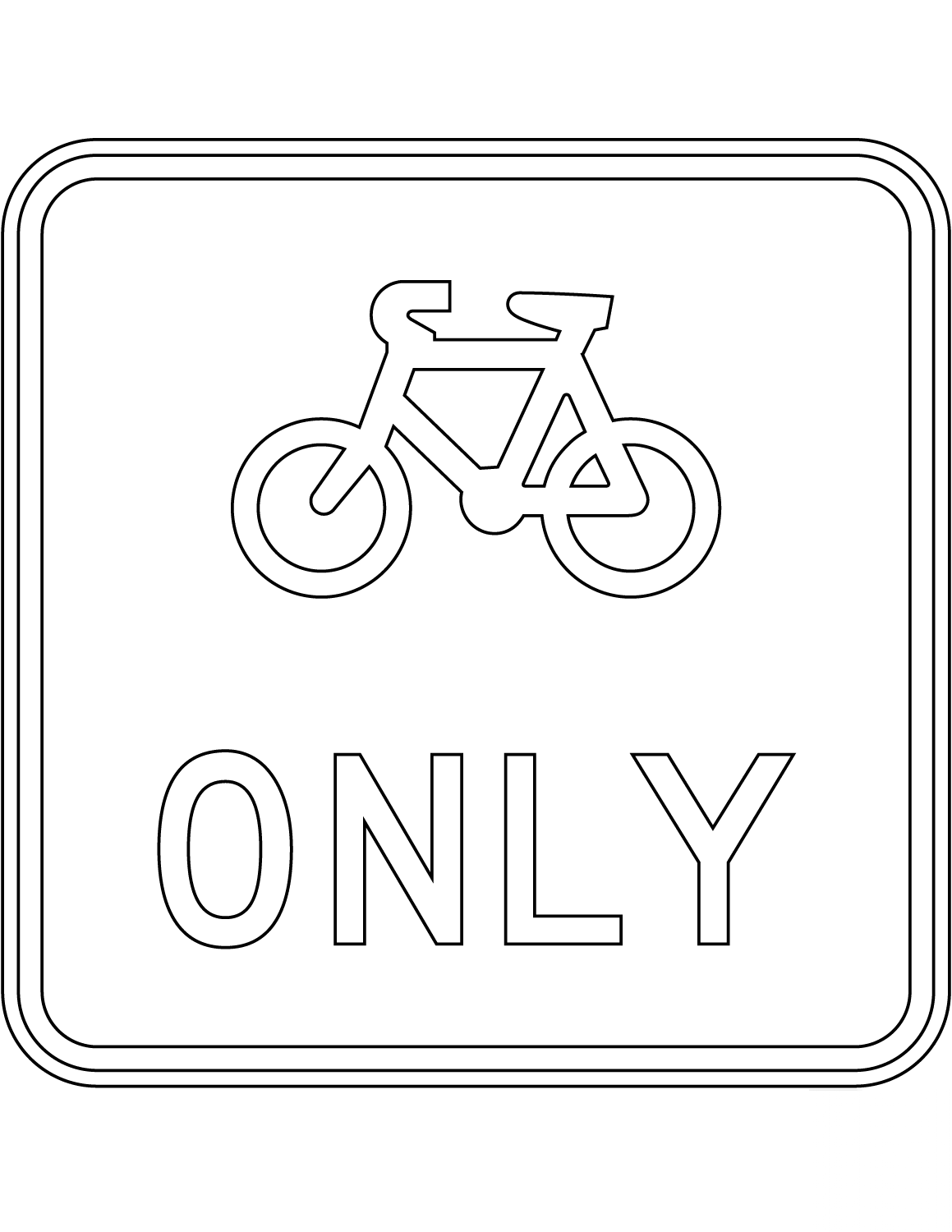 "Cyclists Only" Sign in New Zealand