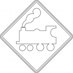 "Uncontrolled Railway Crossing...