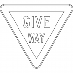 "Give Way" Sign in New Zealand