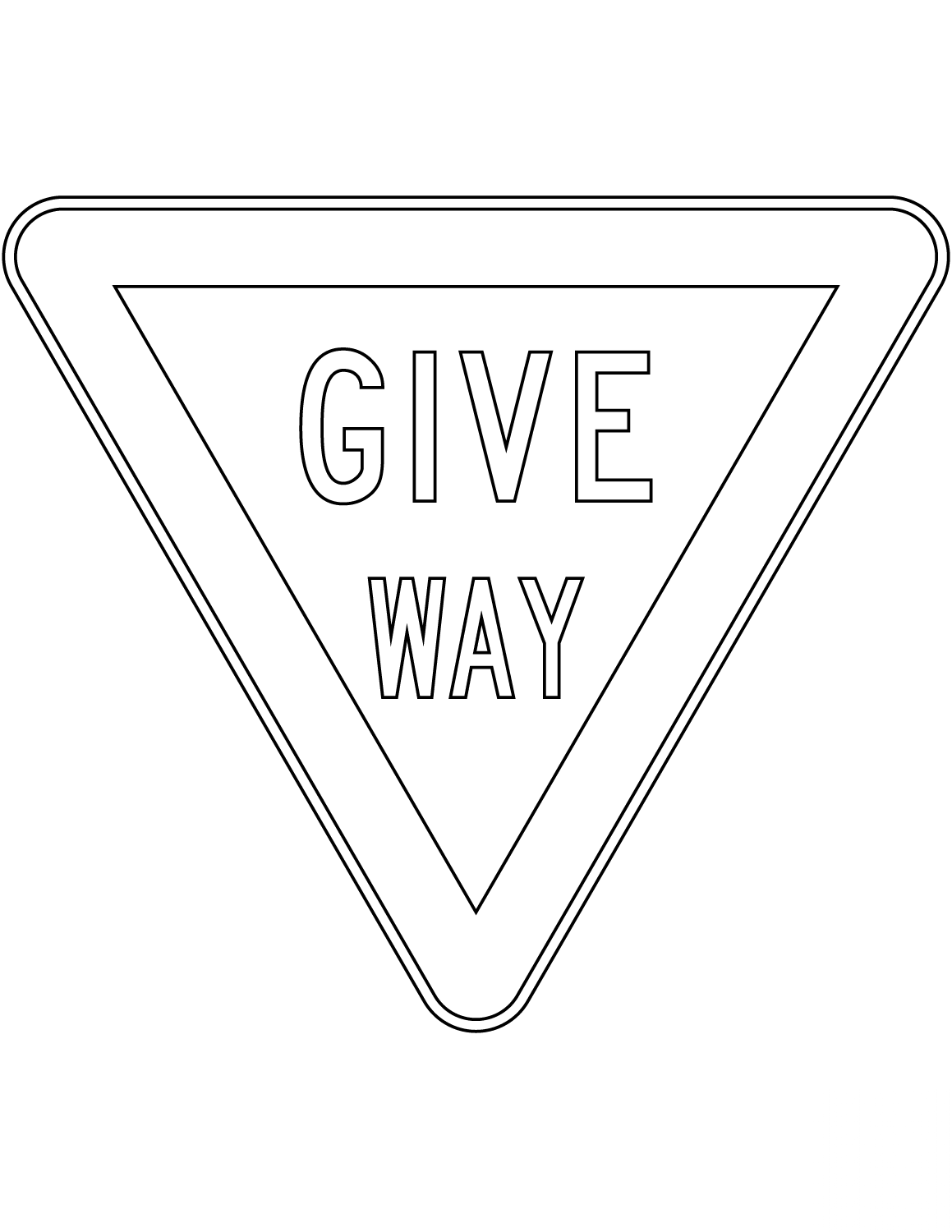 "Give Way" Sign in New Zealand