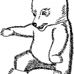 Młody miś brunatny