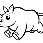 Cute Baby Rhino
