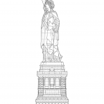 Statue of Liberty with Pedestal...