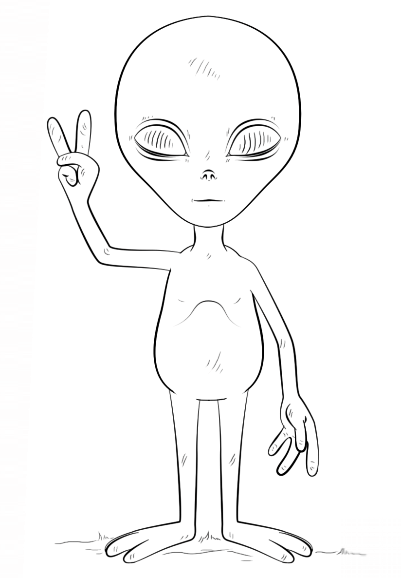 Obcy ze znakiem pokoju