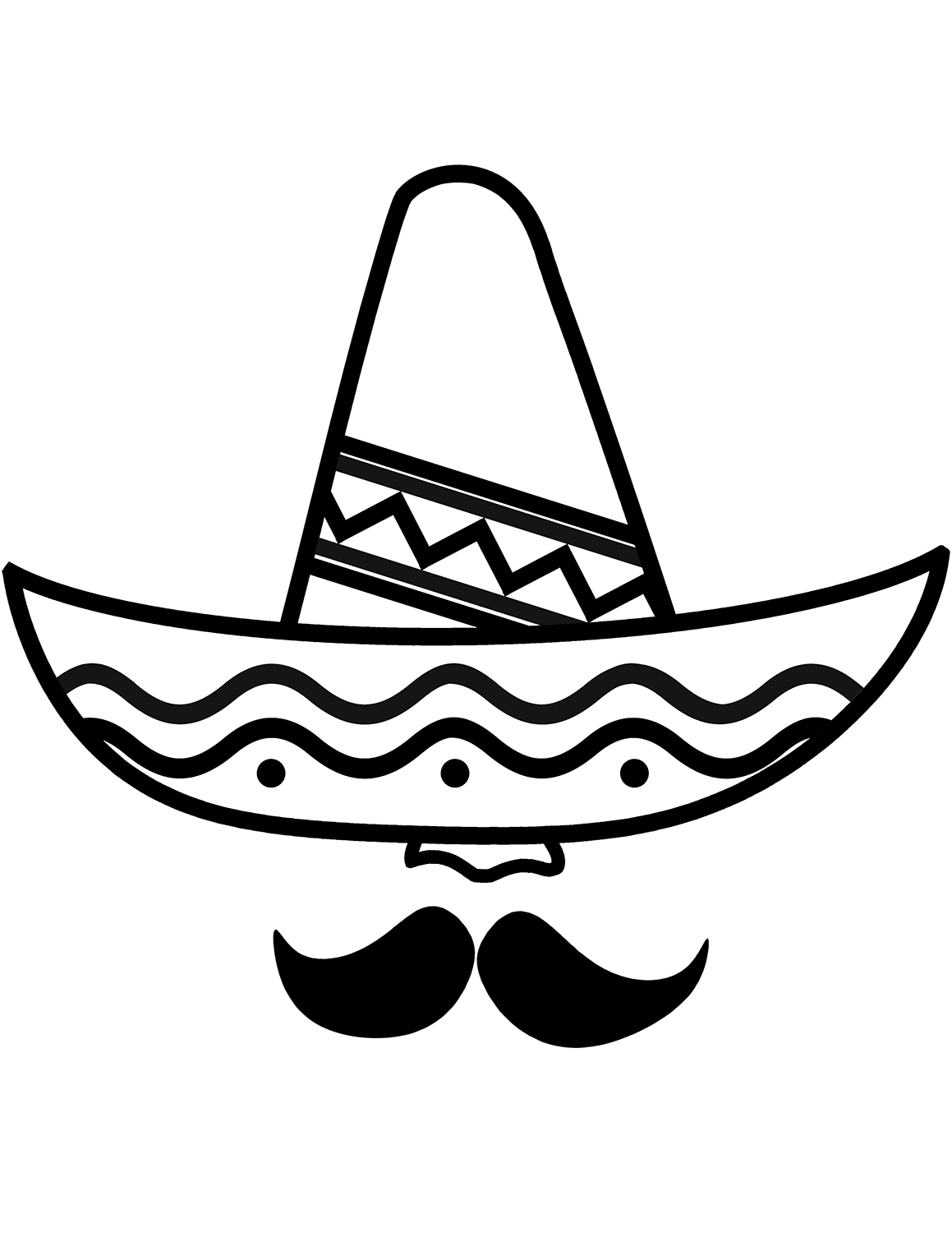 Sombrero and Mustache