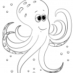 Cute Cartoon Octopus