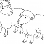 Sheep Ram and Ewe