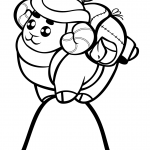 Funny Sheep Rock Climber