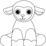 Cute Cartoon Lamb