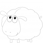 Cute Cartoon Sheep