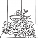 Zentangle Fruits and Chalice