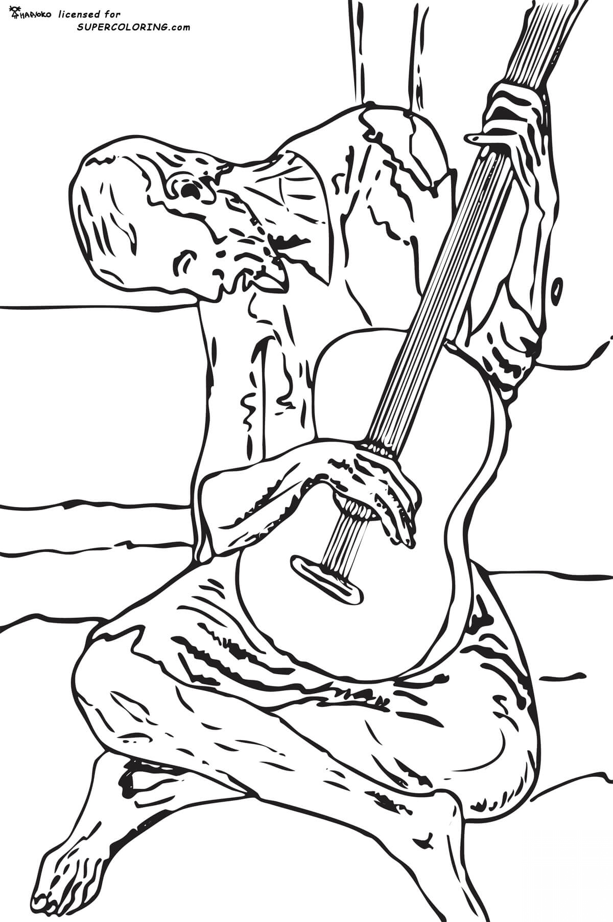 Stary gitarzysta, Pablo Picasso