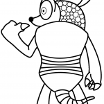 Pancernik - posiada pancerz złożony...