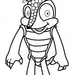 Pancernik stojący tyłem