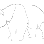 Panda klepie się po brzuchu