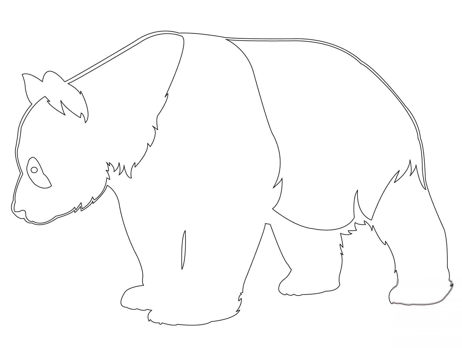 Panda klepie się po brzuchu