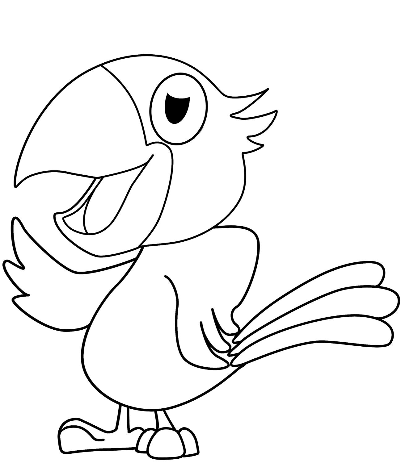 Cartoon Parrot