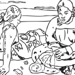 Tahitańskie kobiety na plaży, Paul...