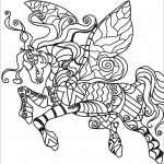 Pegasus Zentangle