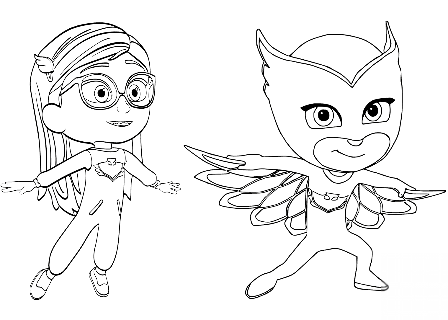 Pajama Hero Amaya is Owlette from...