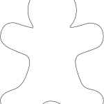 Blank Gingerbread Man