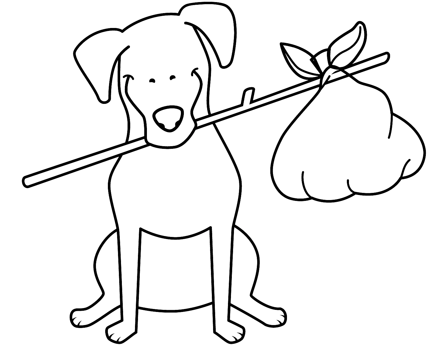 Funny Jack Russell Terrier with Bundle