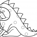 Funny Pug in Dragon Costume