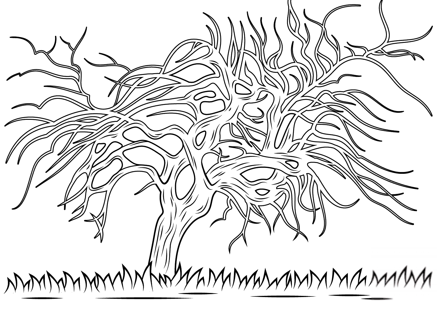 Avond Evening the Red Tree by Piet...