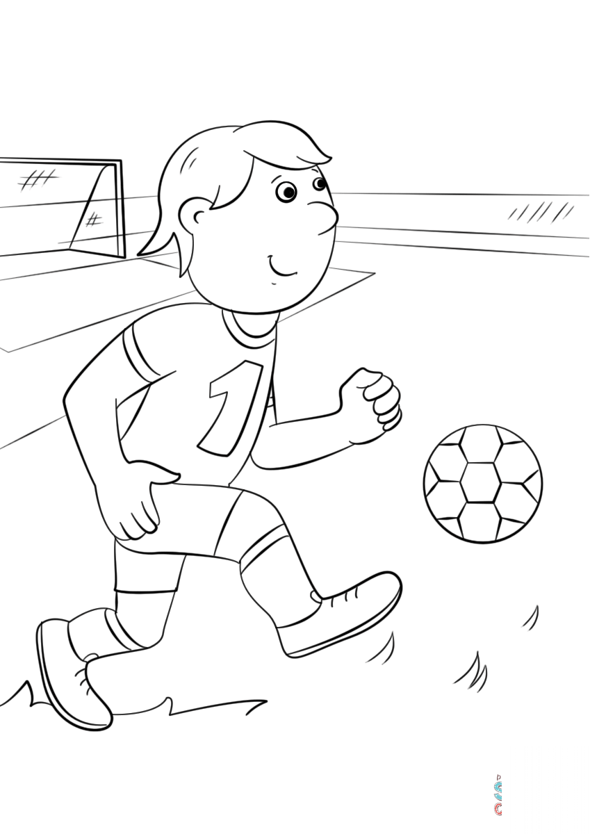 Cartoon Football Player