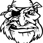 Stary, jednooki pirat