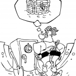 Pirat znalazł i zakopał skarb