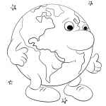 Cartoon Earth Character