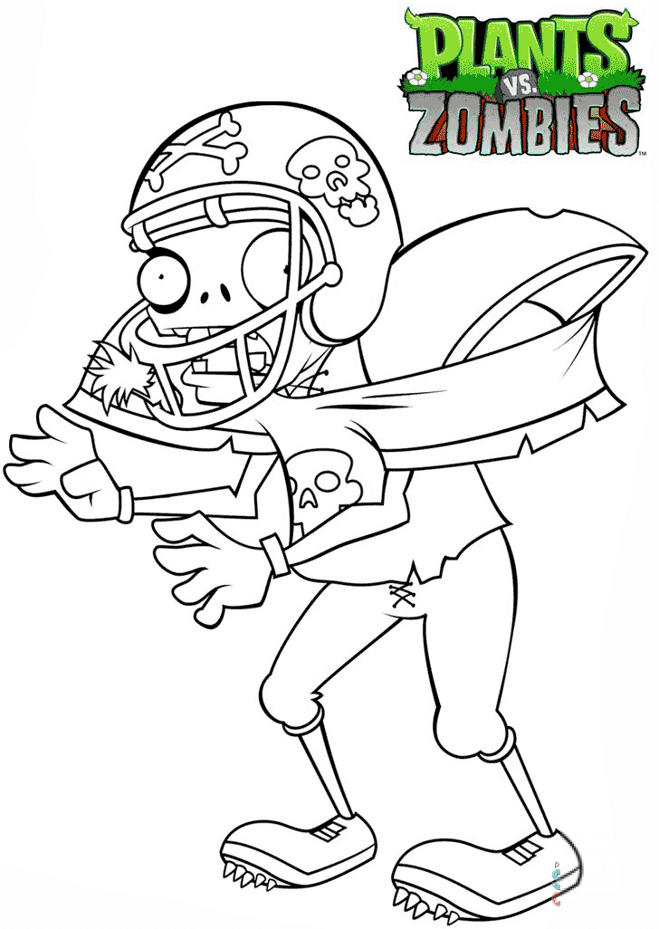 Plants vs. Zombies Football Zombie