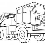 Multiple Rocket Launcher Vehicle