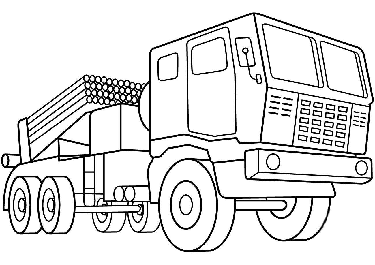 Multiple Rocket Launcher Vehicle