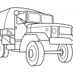 Military Troop Transport Truck