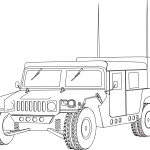 Wojskowy Hummer Humvee