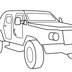 Military Armored Scout Car