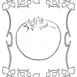 Vignette Frame with Tomato